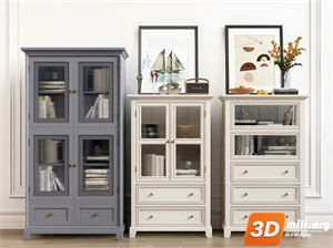 Decorative cabinet Skp Files